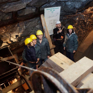 Im Stollen des Schaubergwerks  c Niki Faistauer