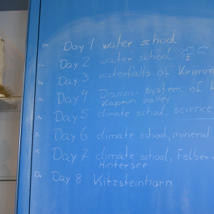 Terminplan des Bildungsprogramms © NPHT/S. Moser